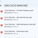 005) CUCO SANCHEZ