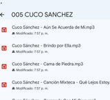 005) CUCO SANCHEZ