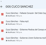005) CUCO SANCHEZ