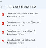 005) CUCO SANCHEZ