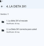 004) DIETA 3x1