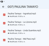 007) PAULINA TAMAYO