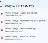 007) PAULINA TAMAYO