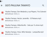 007) PAULINA TAMAYO