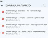 007) PAULINA TAMAYO