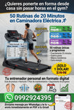 531) 50 RUTINAS DE CAMINADORA ELÉCTRICA